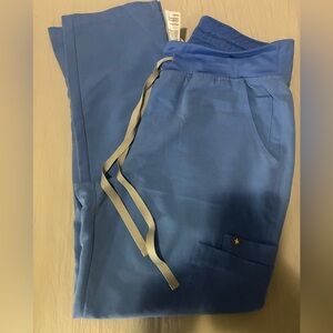 Figs Blue Yola Skinny high waisted. Medium/Petite